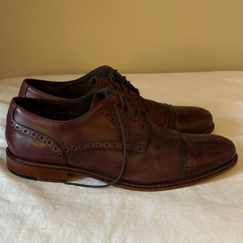 Joseph Abboud Burgundy Dress Shoes Size 13